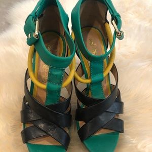 L.A.M.B Shoes size 8 leather made in Brazil